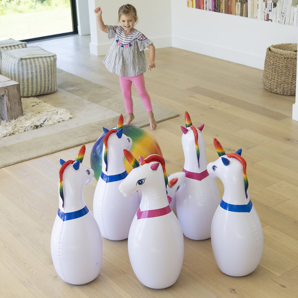 Hearthsong Inflatable Unicorn Bowling & Reviews Wayfair